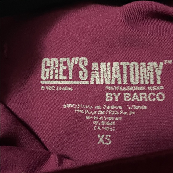 Grey's Anatomy Magenta Scrubs Bottoms Size XS - Picture 5 of 7